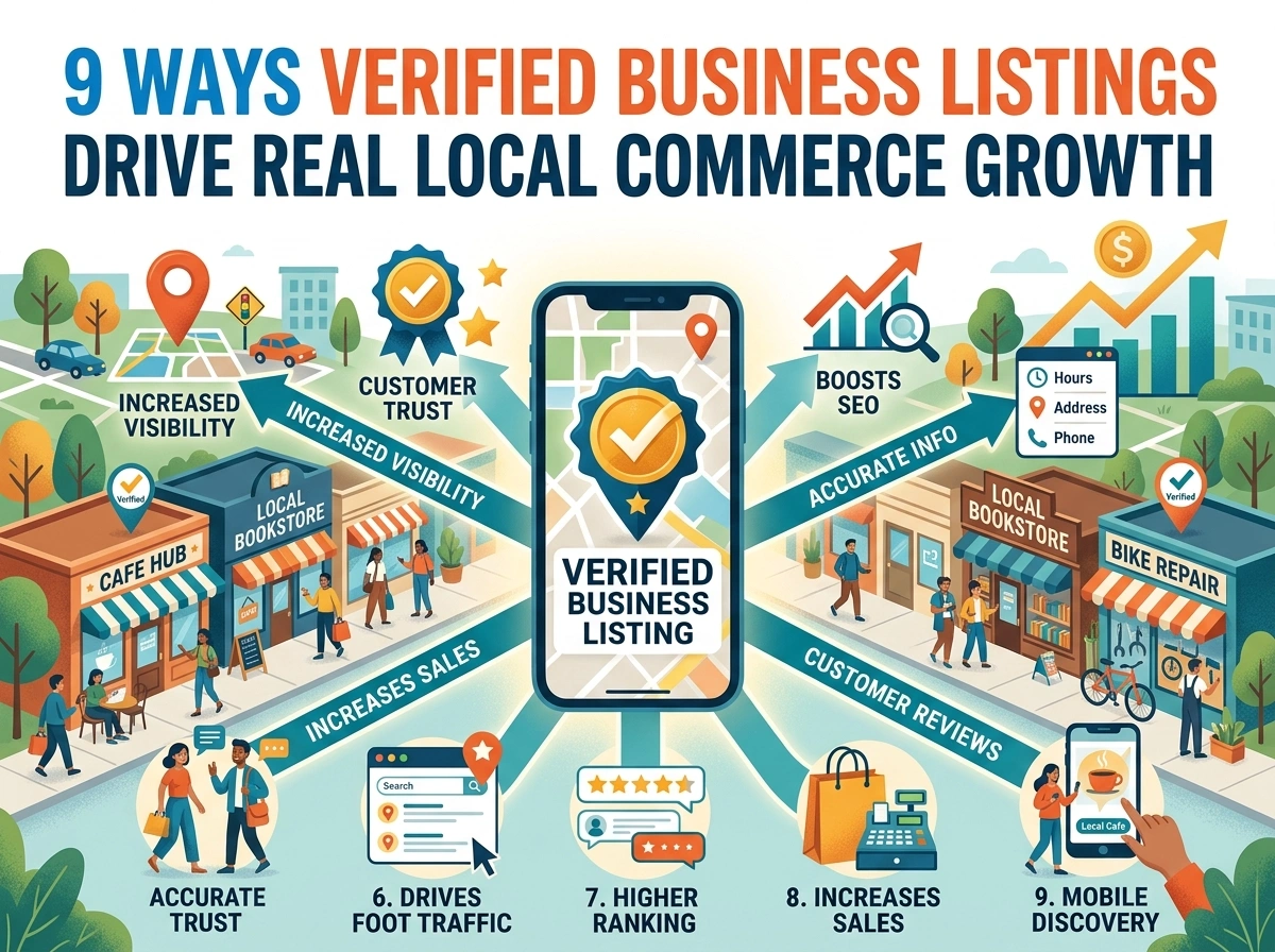 9 Ways Verified Business Listings Drive Real Local Commerce Growth